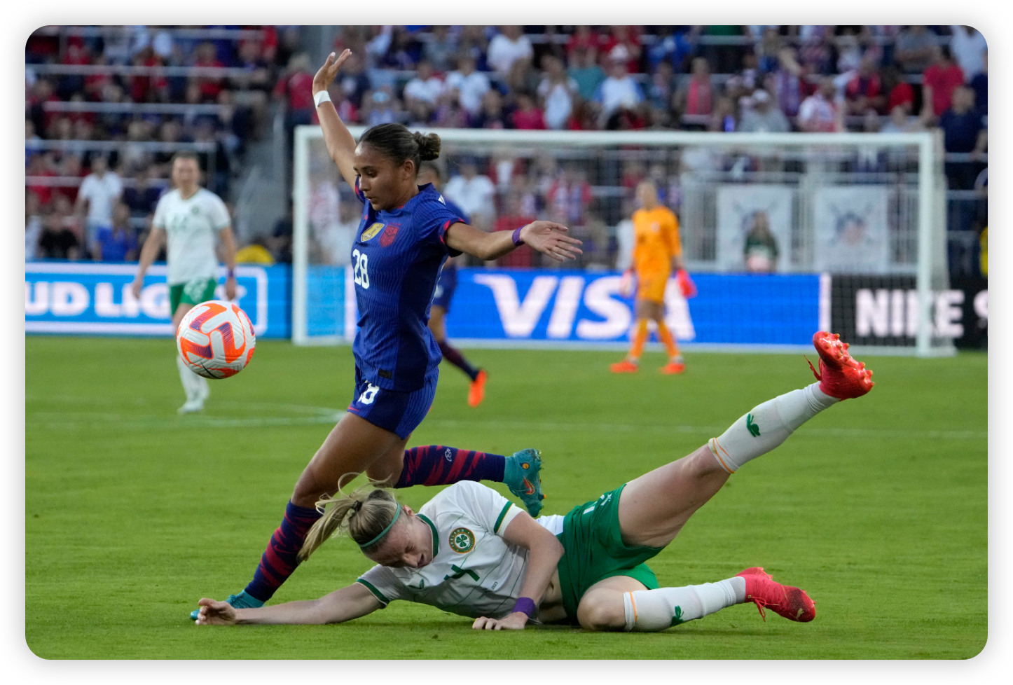 Birthday Brilliance from Cook as USWNT Edge Past Resilient Ireland