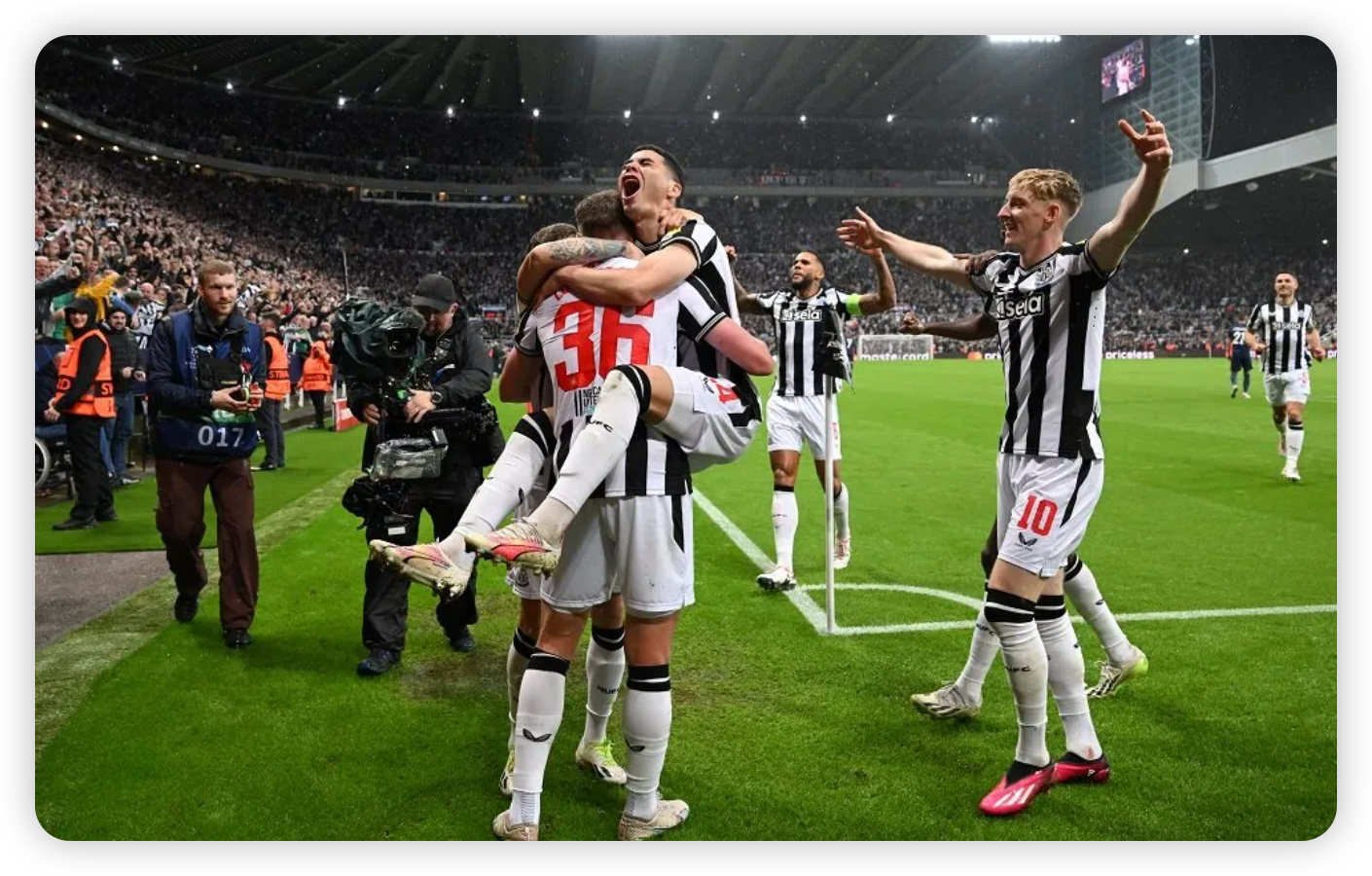 A Champions League Night Etched in Geordie Folklore
